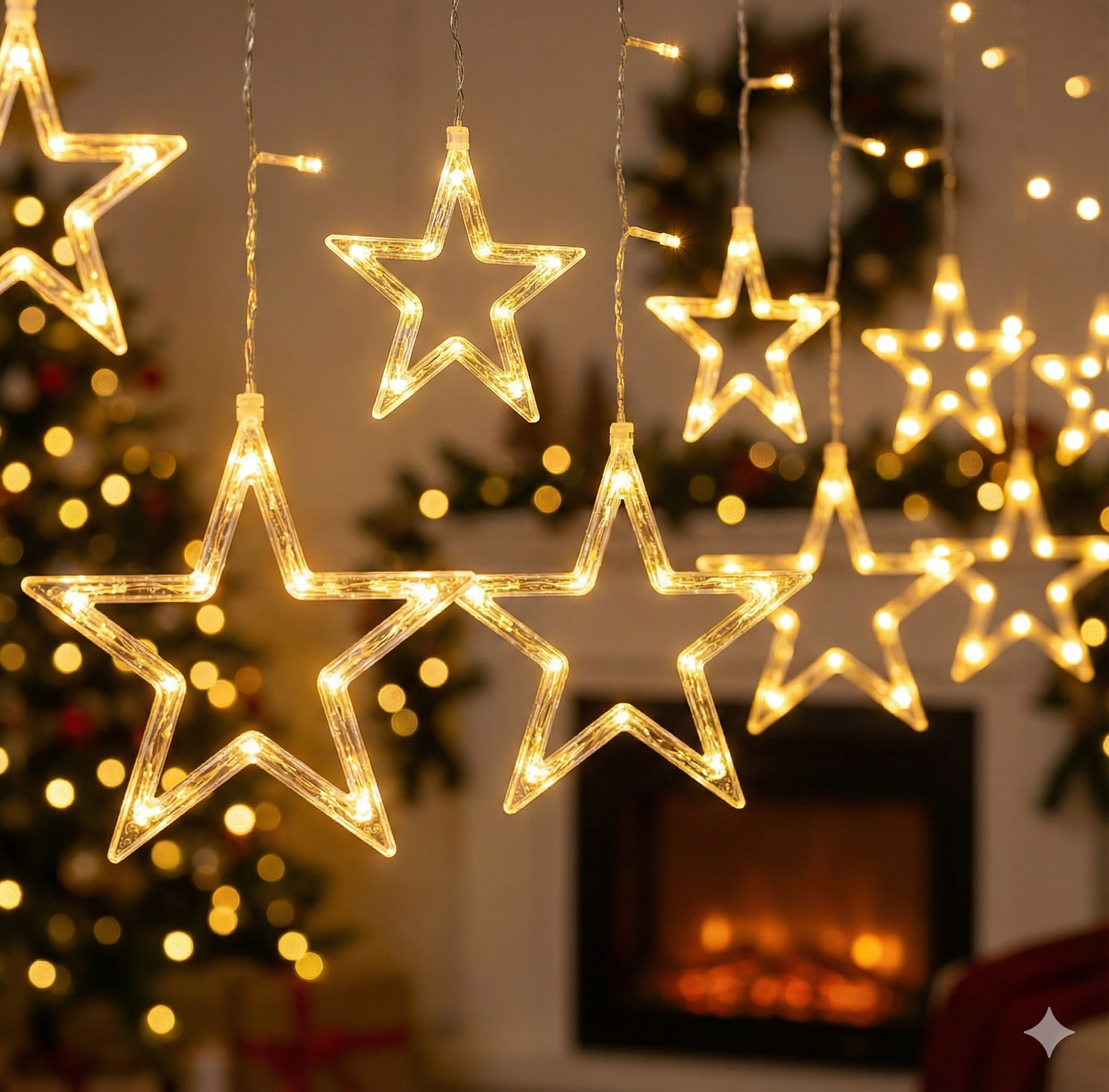 Cortina de Estrellas LED