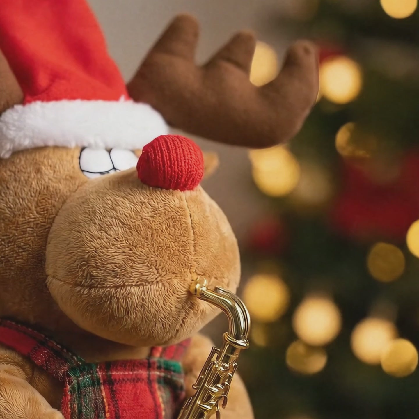 🎄🦌 Reno Saxofonista Navideño | Edición Casa Noel