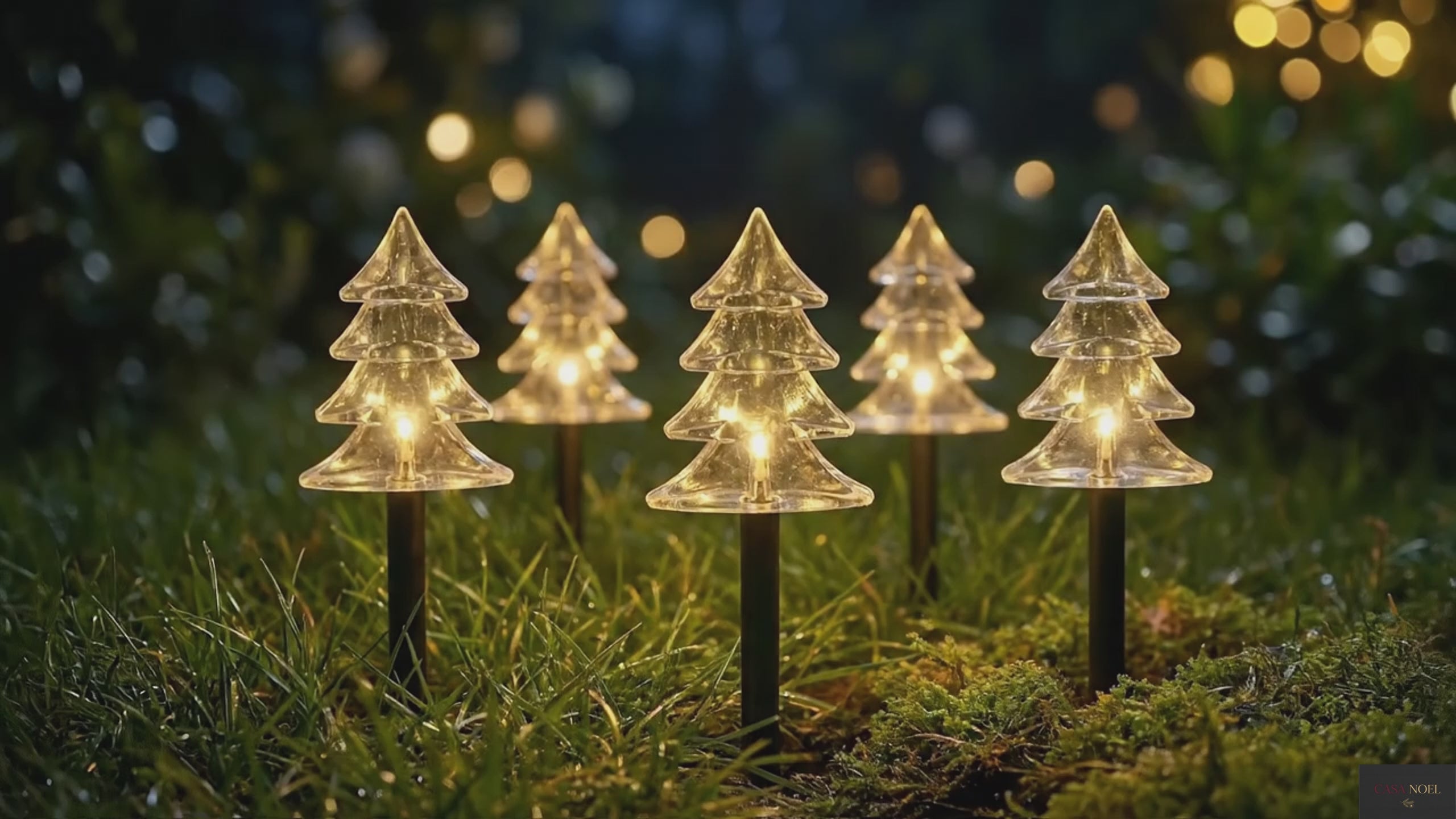 🎄✨ Estaca Solar Árbol Navideño (1pc)